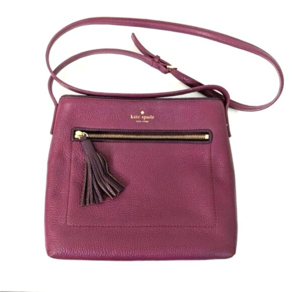 Kate Spade‎ Pebble Leather Crossbody Purse 10"Lx9"Hx3"D